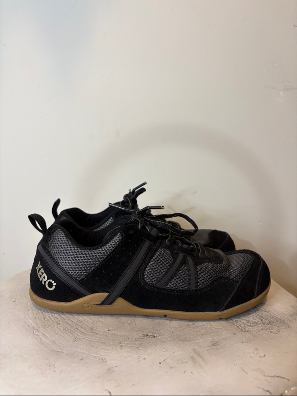 Xero Shoes Prio Suede Athletic Sneaker Barefoot Wide Toe Box Foot Health Natural
